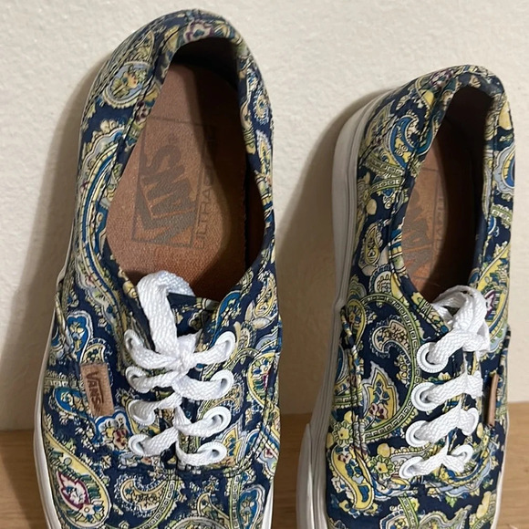Vans Authentic Paisley Sneakers Women’s Size 6 Low Top - Picture 12 of 16